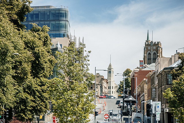 Close to the Hobart CBD